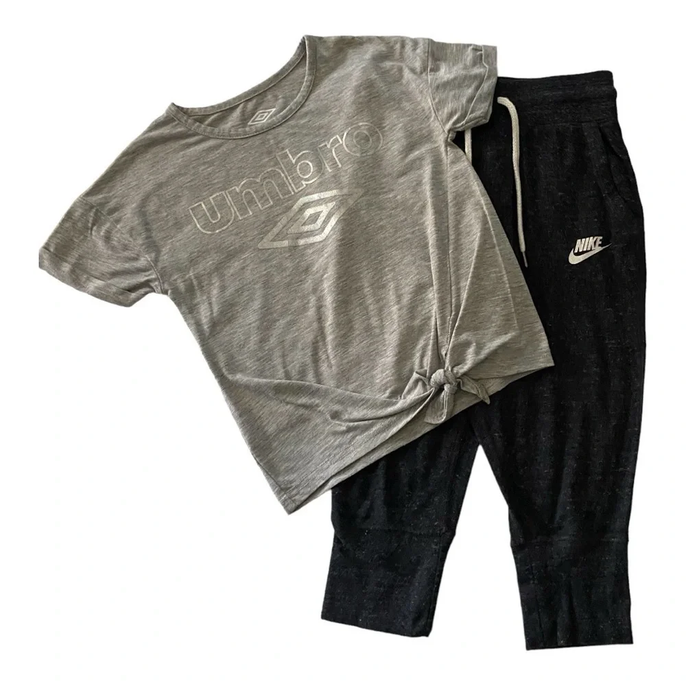 NIKE & UMBRO-GIRLS SIZE 6-ATHLETIC BUNDLE